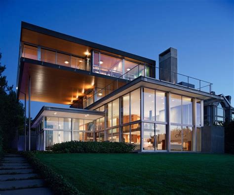 metallic and glass modern house|Stunning Modern Glass Houses That Beling in the Storybooks.